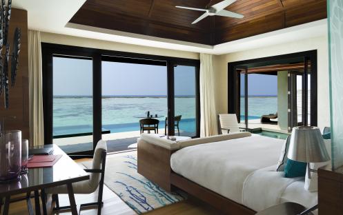 Niyama Private Islands Maldives-One Bedroom Water Pool Pavilion bedroom_9053