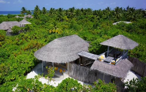 Six Senses Laamu-Ocean Beach Villa aerial_4863