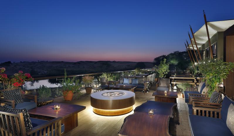 The Ritz-Carlton, Ras Al Khaimah, Al Wadi Desert-Evening Outdoor lounge