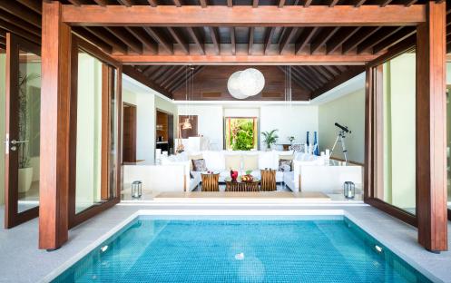Niyama Private Islands Maldives-Three Bedroom Family Beach Pavilion with Pools_12763