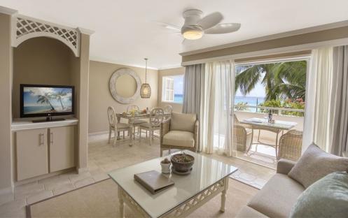 Bougainvillea Barbados-Two Bedroom Beachfront Luxury Suite living area_63