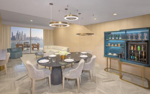 FIVE Palm Jumeirah Dubai-Two Bedroom Suite Living room_13270
