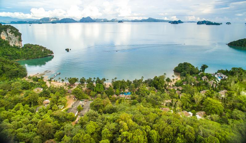 Paradise Koh Yao-Aerial view