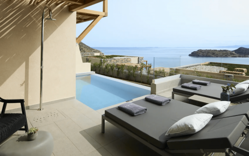 Duplex Two Bedroom Sea View Suite with Private Pool