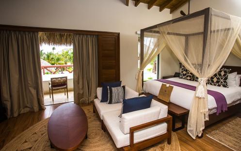 Secrets Cap Cana Resort & Spa-Preferred Club Bungalow Master Suite Pool View bedroom_13890