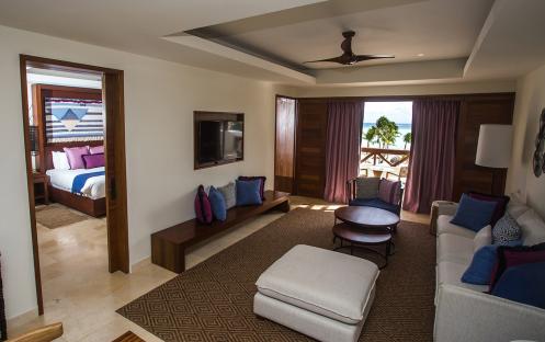 Secrets Cap Cana Resort & Spa-Preferred Club Master Suite Ocean Front living room_13893