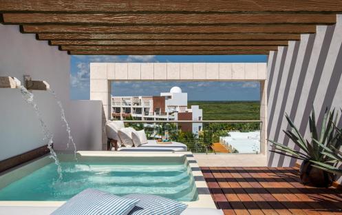 EXCELLENCE PLAYA MUJERES TWO STOREY ROOFTOP TERRACE SUITE SPA OR POOL VIEW