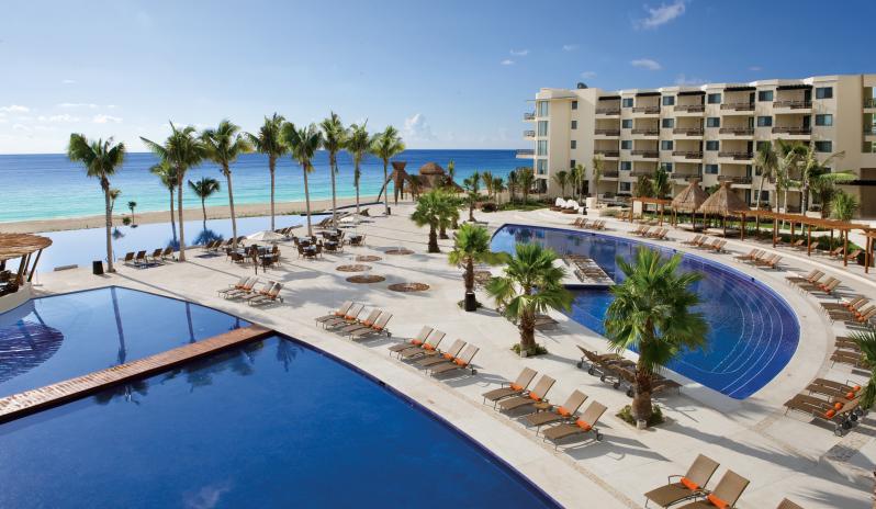 Dreams Riviera Cancun Resort & Spa-Aerial Of Pools 1