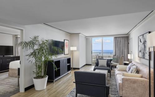 Loews Hotel South Beach -  King Suite Living Room