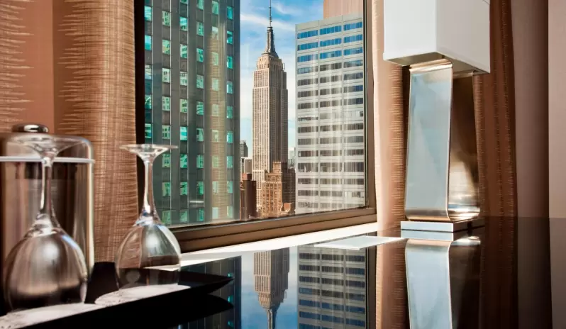 Westin New York Grand Central - Premier King guest room view Westin New York Grand Central - Premier King guest room view