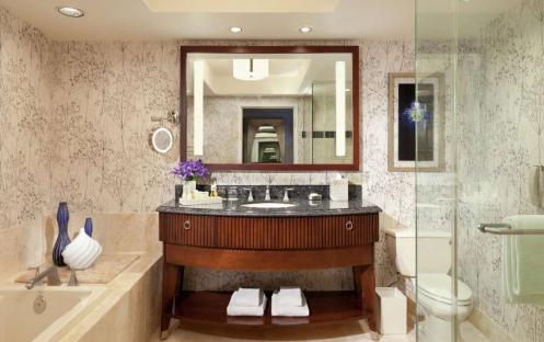 Bellagio Resort - Twoer Room Bathroom
