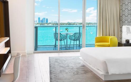Mondrian Miami  - One Bedroom Bay View Suite with Balcony
