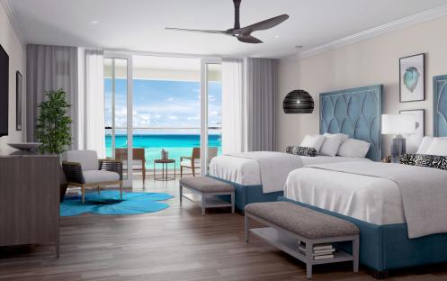 02 Resort - Luxury Ocean Front Junior Suite Queen Room