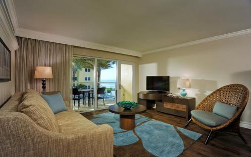 Edgewater Beach Hotel - Gulf Suite Living Room