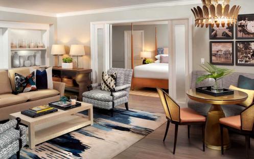 La Playa Beach Resort - One Bedroom Suite Living room