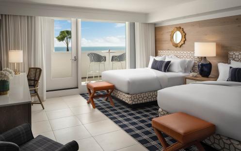 Hotel Del Coronado - Cabana Ocean Front Double Bed