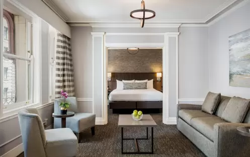 Handlery Union Square San Fransisco - Rooftop Garden Suite Bedroom
