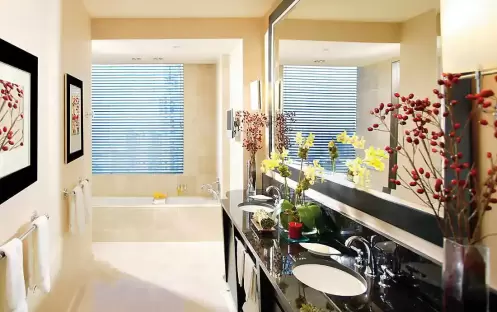 Mandarin-Oriental-New-York-Hudson-River-View-Room-washroom Mandarin-Oriental-New-York-Hudson-River-View-Room-washroom
