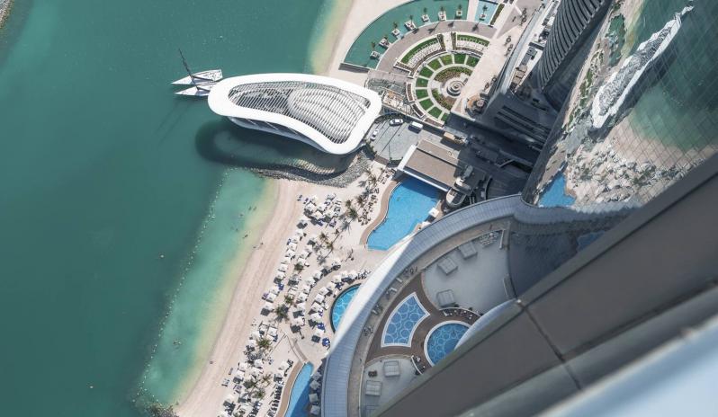 Conrad Hotel Abu Dhabi Aerial View