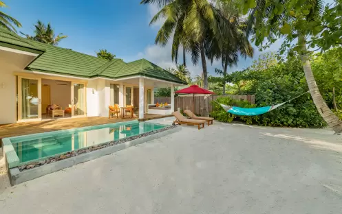 Two Bedroom Family Pool Beach Villa Private garden + Pool view