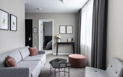 Reykjavid Residence Hotel - Two Bedroom Two Bath Living Room