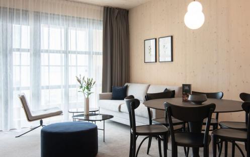 Reykjavik Residence Hotel - Family Suite Living and Dining