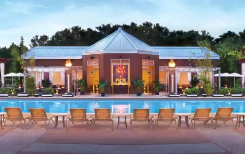 Walt Disney World Swan Resrve - Cabana Beach Club Pool Area Walt Disney World Swan Resrve - Cabana Beach Club Pool Area