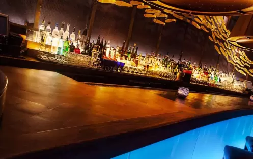 Walt Disney World Swan Resrve - Todd English Bluezoo Lounge Detail Walt Disney World Swan Resrve - Todd English Bluezoo Lounge Detail