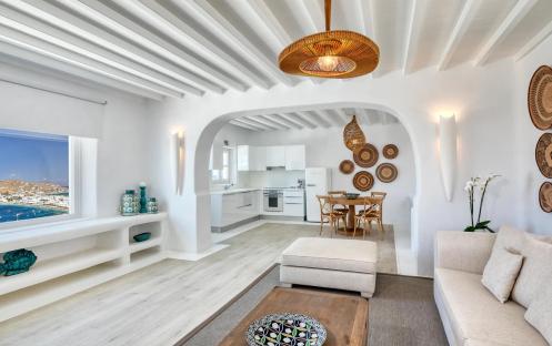 Santara-Marina-Mykonos-Living-Room-kitchen