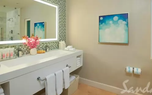 Island Village One Bedroom Butler Villa Suite w Private Pool - V1PP Bathroom