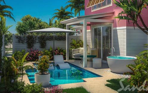Island Village Walkout Butler Hideaway Villa Suite w Private Pool - VPS