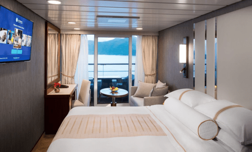 Azamara Club Cruises Azamara Pursuit Accommodation Club Veranda Suite 3