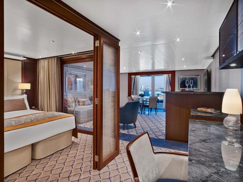 Seabourn Ovation Accommodation Penthouse Suite 1
