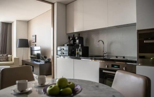 Conrad-Abu-Dhabi-Studio-Apartment-with-Sea-View-Kitchen