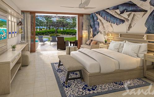 Carisia Club Level Oceanview Walkout Room With Patio Tranquility Soaking Tub