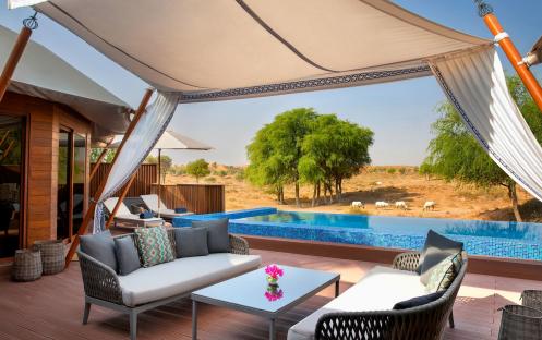Al Sarab Desert View Pool Villa - Patio