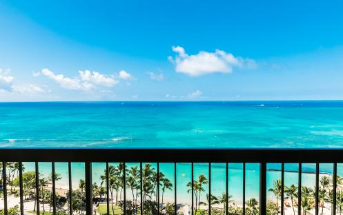 Aston Waikiki Beach Tower - One Bedroom Ocean View Balcony