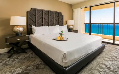 Aston Waikiki Beach Tower - Two  Bedroom Ocean Front - Master Bedroom