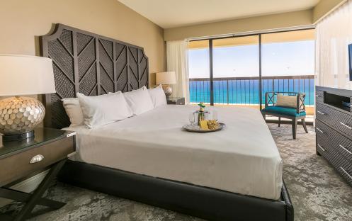 Aston Waikiki Beach Tower - Two  Bedroom Premium Oceanfront - Master Bedroom