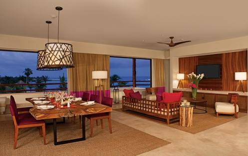Secrets Akumal Riviera Maya - Presidential Suite Living Room