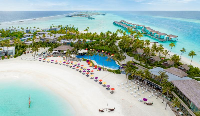 Hard Rock Hotel Maldives_Aerial Beach_001