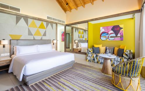 Hard Rock Hotel Maldives_Platinum_Overwater_Villa_Bedroom_