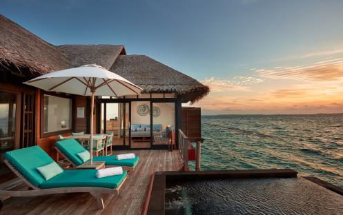Sunset Water Villa with Infinity Pool