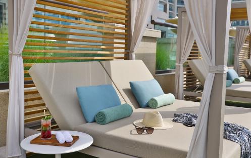 MYAMI Pool Bar and Lounge Cabana Detail