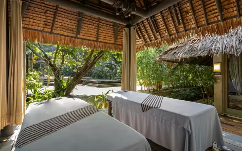 Two Bedroom Family Pool Villa Outdoor massage beds-2