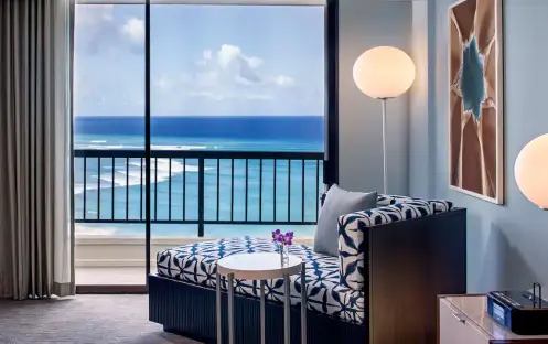 Ocean View King Bed View