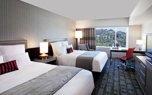 Loews Hollywood - Hollywood Sign Room 2 Double Beds