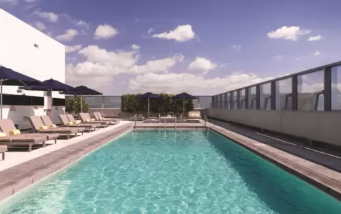Blue Rooftop Pool Bar