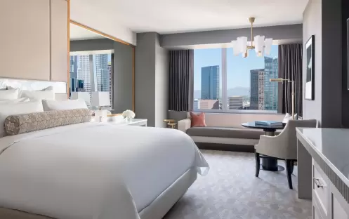 The Ritz-Carlton, Los Angeles - Deluxe Guest Room, 1 King or 2 Queen, City view