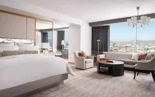 The Ritz-Carlton, Los Angeles - Junior Suite, 1 King or 2 Queen, City View, Club Level